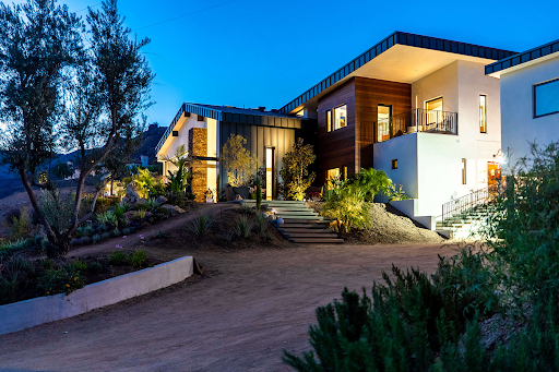 Modern home exterior designed by San Diego architects