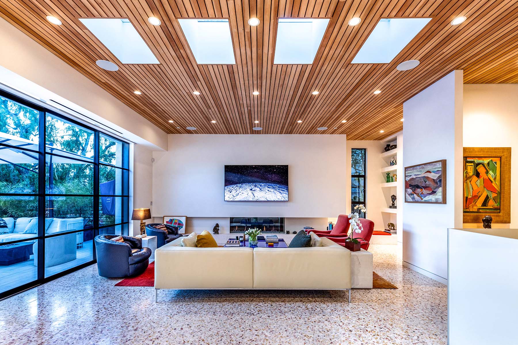 Los Angeles architects home remodel living room