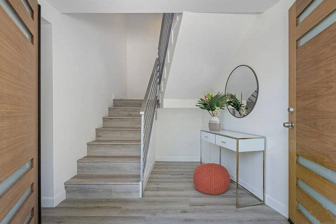 Nook under a staircase