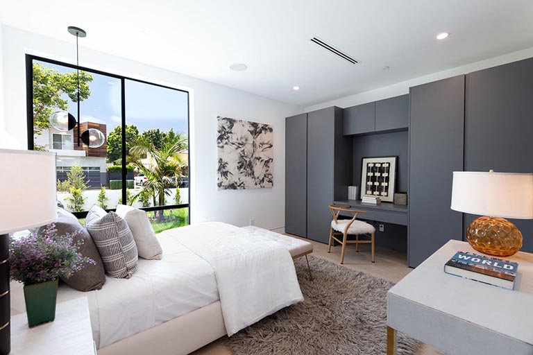 Home design Los Angeles modern contemporary bedroom 2
