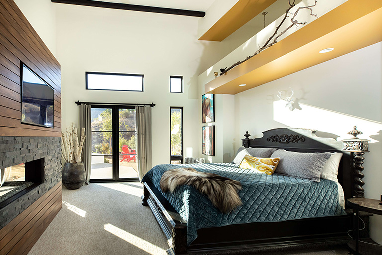 Residential architect new modern farmhouse master bedroom