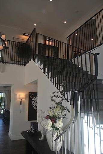Residential design Spanish Revival home staircase 1