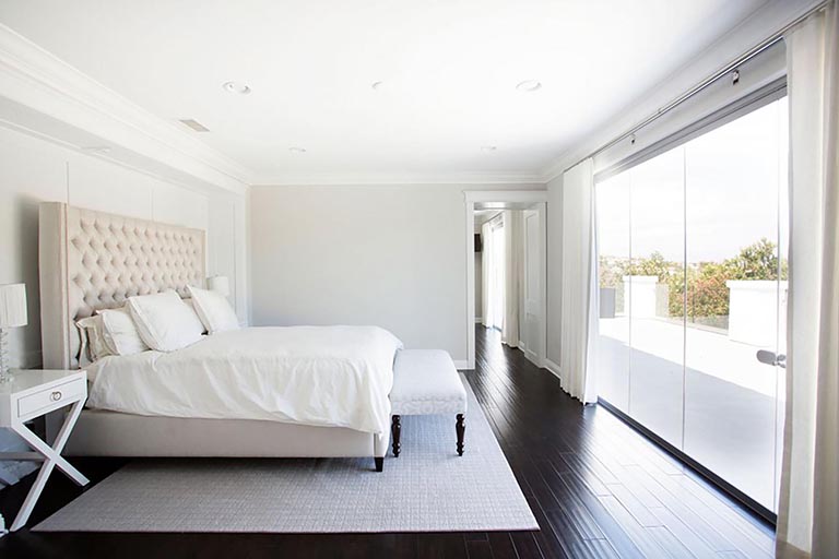Architect home remodel Los Angeles master bedroom